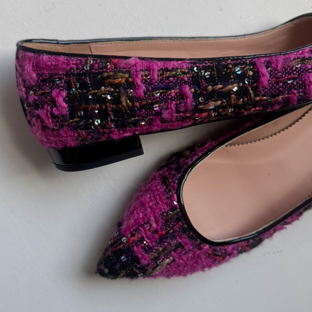 J. Crew Pink and Black Flats - Picture 13 of 16